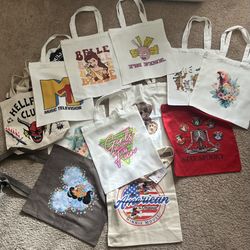 15 Canvas Tote Bags 