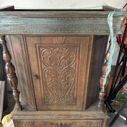 Antique Wood Armoire