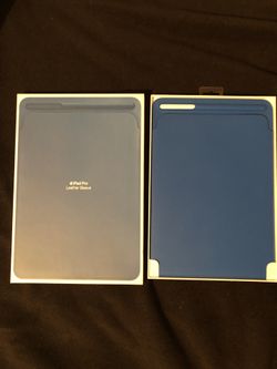 Apple iPad Pro blue leather sleeve