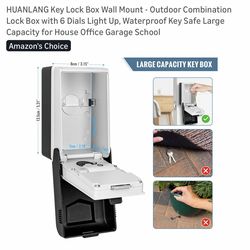 Lighted key box