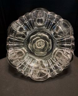 Ashtray Firna vintage 1950’s Era Brilliantly Clear Cut Glass