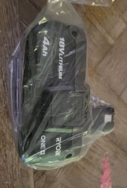 Ryobi 18v lithium ion 4ah Battery...NEW_NUEVO $45 PRECIO FIJO_FIRM PRICE
