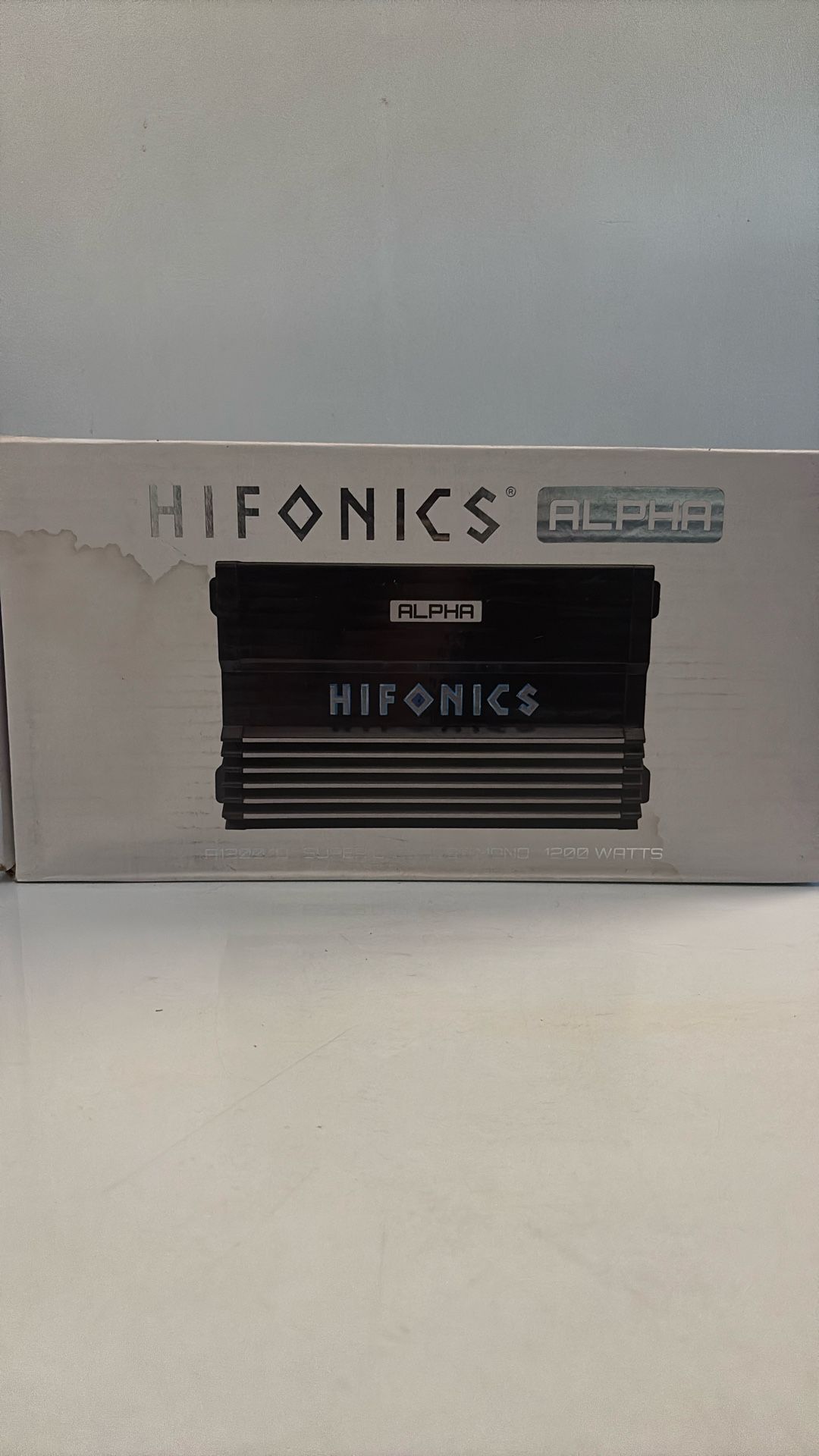Hifonics Alpha 1200 Watts Bass Amplifier Comes With Bass Knob 1 Channel Brand New 