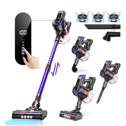 Cordless Stick Vacuum Cleaner 55mins 450W 38Kpa with Touch Display Stick Vacuum