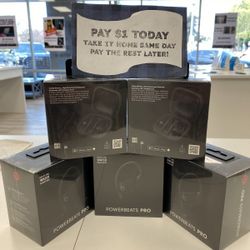Beats - Powerbeats Pro Totally Wireless Earbuds  - Pay $1 DOWN AVAILABLE - NO CREDIT NEEDED