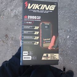 50$ Viking 2000amp Auto Jump Starter