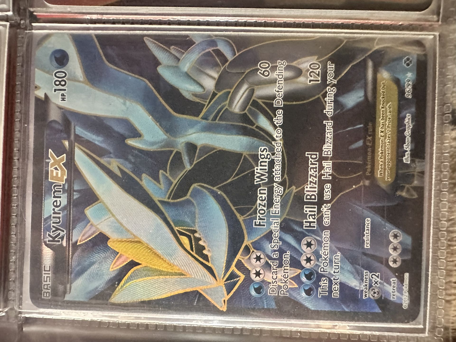 Kyurem Ex Full 96/99 2012 NM