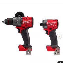 Milwaukee M18 FUEL 18V Lithium-Ion Brushless Cordless 1/2 in. Hammer Drill/Driver w/1/4 in. Hex Impact Driver