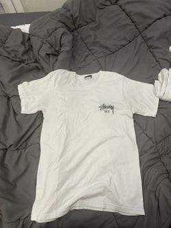 White Small Stussy Tokyo Tee $30 FIRM