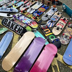Custom skateboards decks and accessories