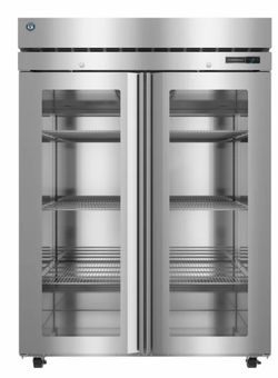 ❄️ Scratch & Dent Hoshizaki F2A-FG 55" Steelheart Series Two Section Reach In Freezer, 2 Left/Right Hinge Glass Doors, 115v❄️