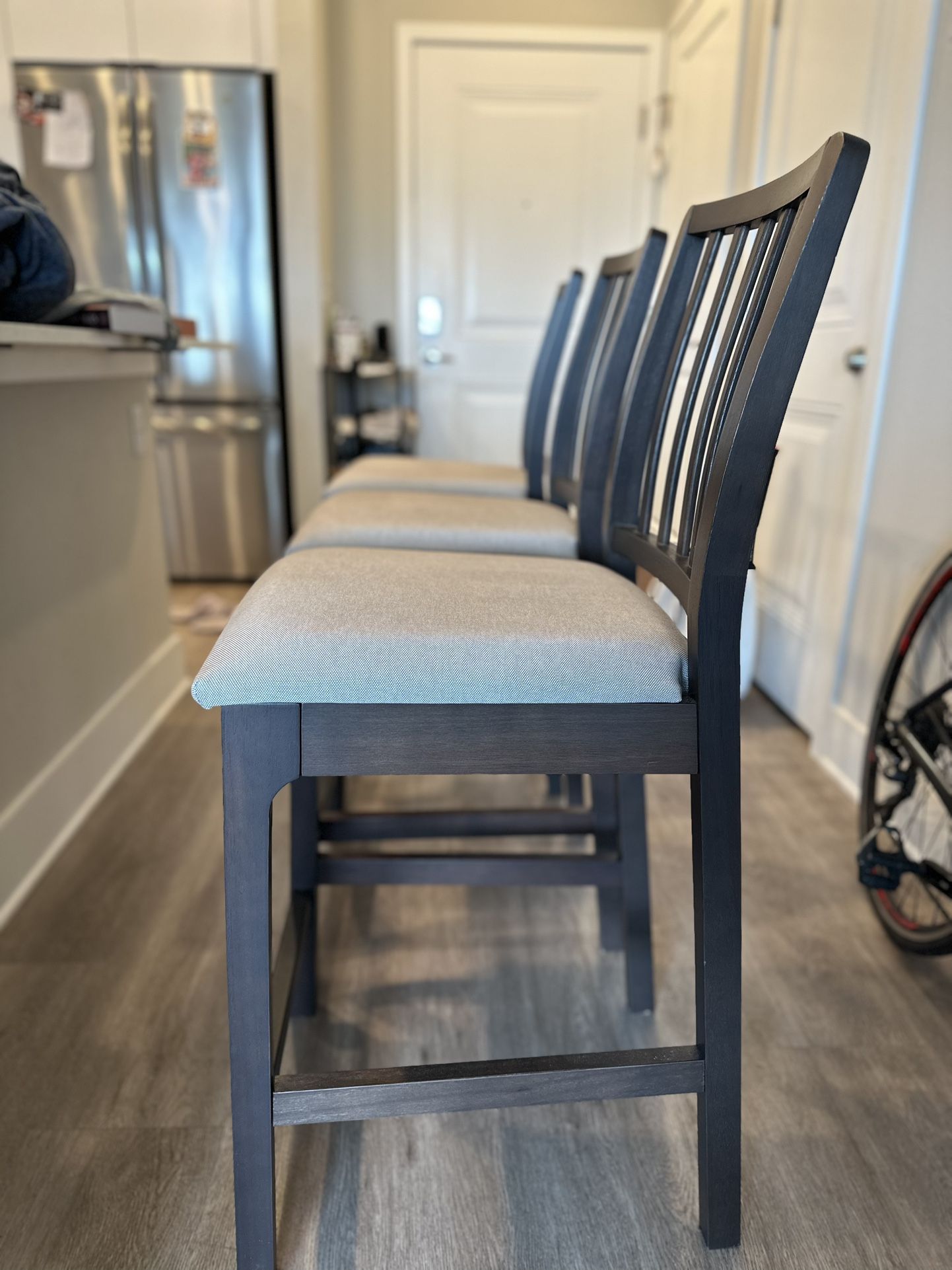 3 INGOLF Bar stools