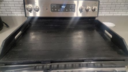 Stove cover board black