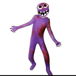 Rainbow Friends: Purple Halloween Costume Youth (Brand New Never Opened)
