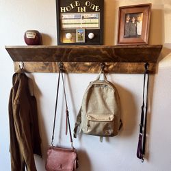 Floating Shelf/ Coat Rack 