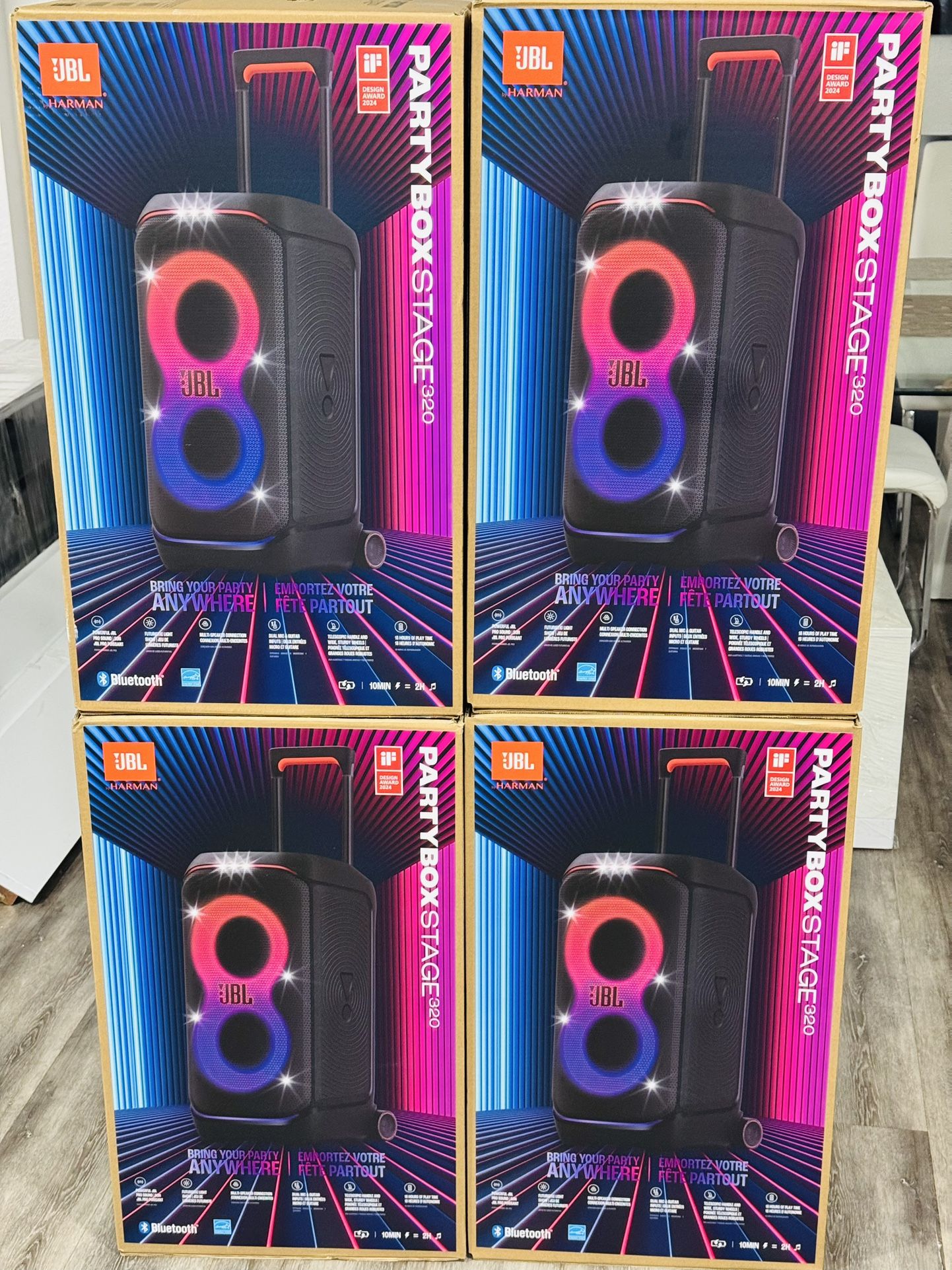 JBL Partybox Speaker Bluetooth Bocinas Parlantes Equipos De Música 