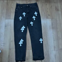 550 levis X Chrome heart jeans