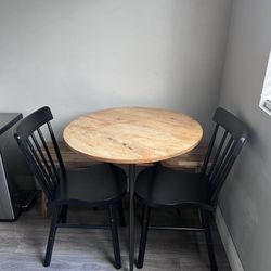 Luna Bistro West Elm Table Dining Round