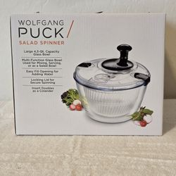 Wolfgang Puck 4.5qt Salad Spinner NIB