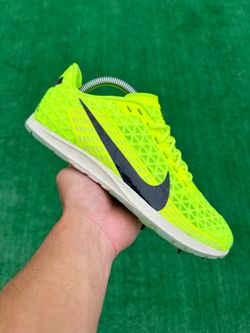 NIKE ZOOM RIVAL XC 5 “VOLT” TRACK SPIKES (Size 8.5, Men’s)