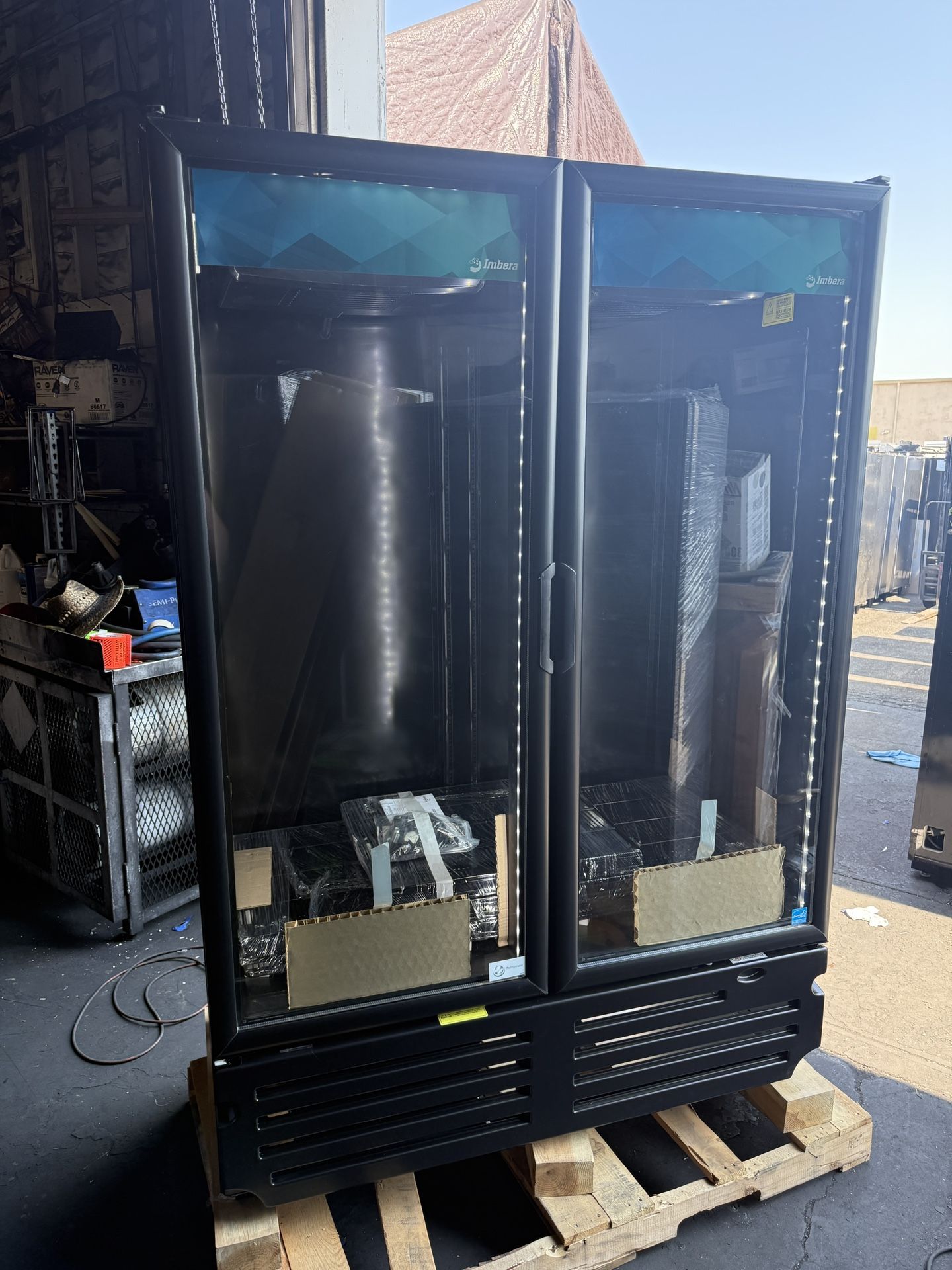 NEW Imbera 2 Door Refrigerator Cooler Merchandiser