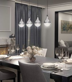 artika Glitzer 24W LED Modern Pendant Light Fixture