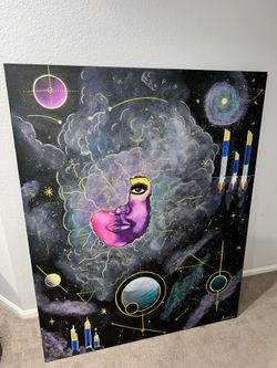Cosmic Muse 48x60 Painting