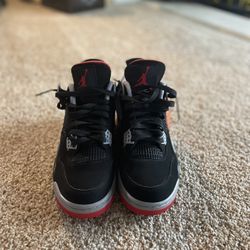  Jordan 4 Bred 2019 100% Authentic
