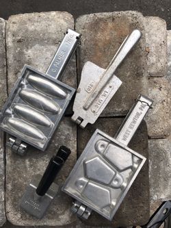 Lead Molds for Fishing Lures & Weights $30 each or (8 for $200)