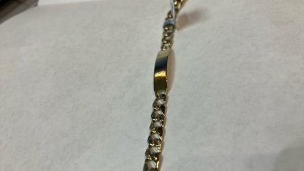 14k Gold Baby Bracelet #109072-1 MJ 