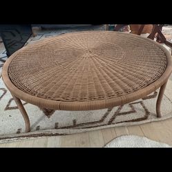 Wicker Coffee Table 