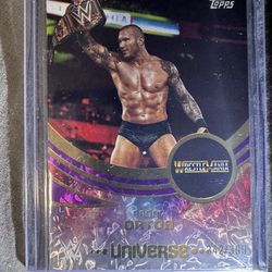 Topps Randy Orton WrestleMania Serial Numbered /399