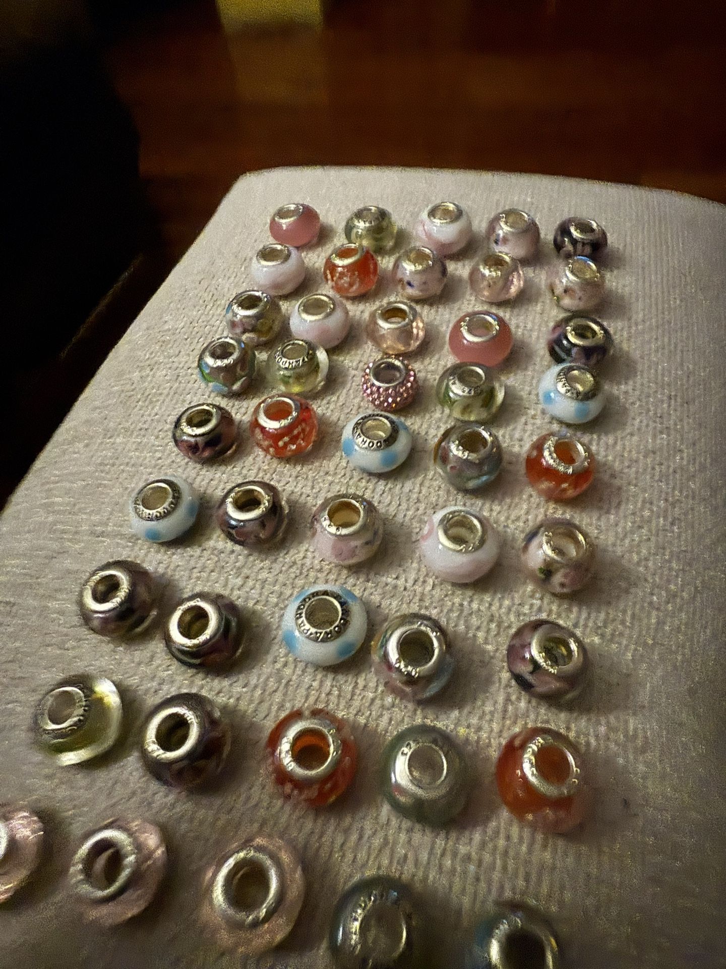 Lot Of Jewelers Pandora Charms, Ring, Necklace Bracelet