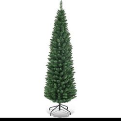 XMAS SALE!! New 5’ Artificial Christmas Tree PVC W/Stand Indoor Outdoor 