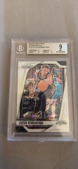 Victor Wembanyama 2024-2025 panini prizm white ice /35