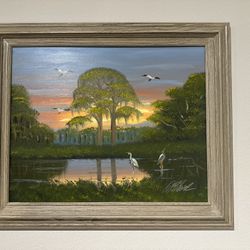 Original Highway Men Painting 