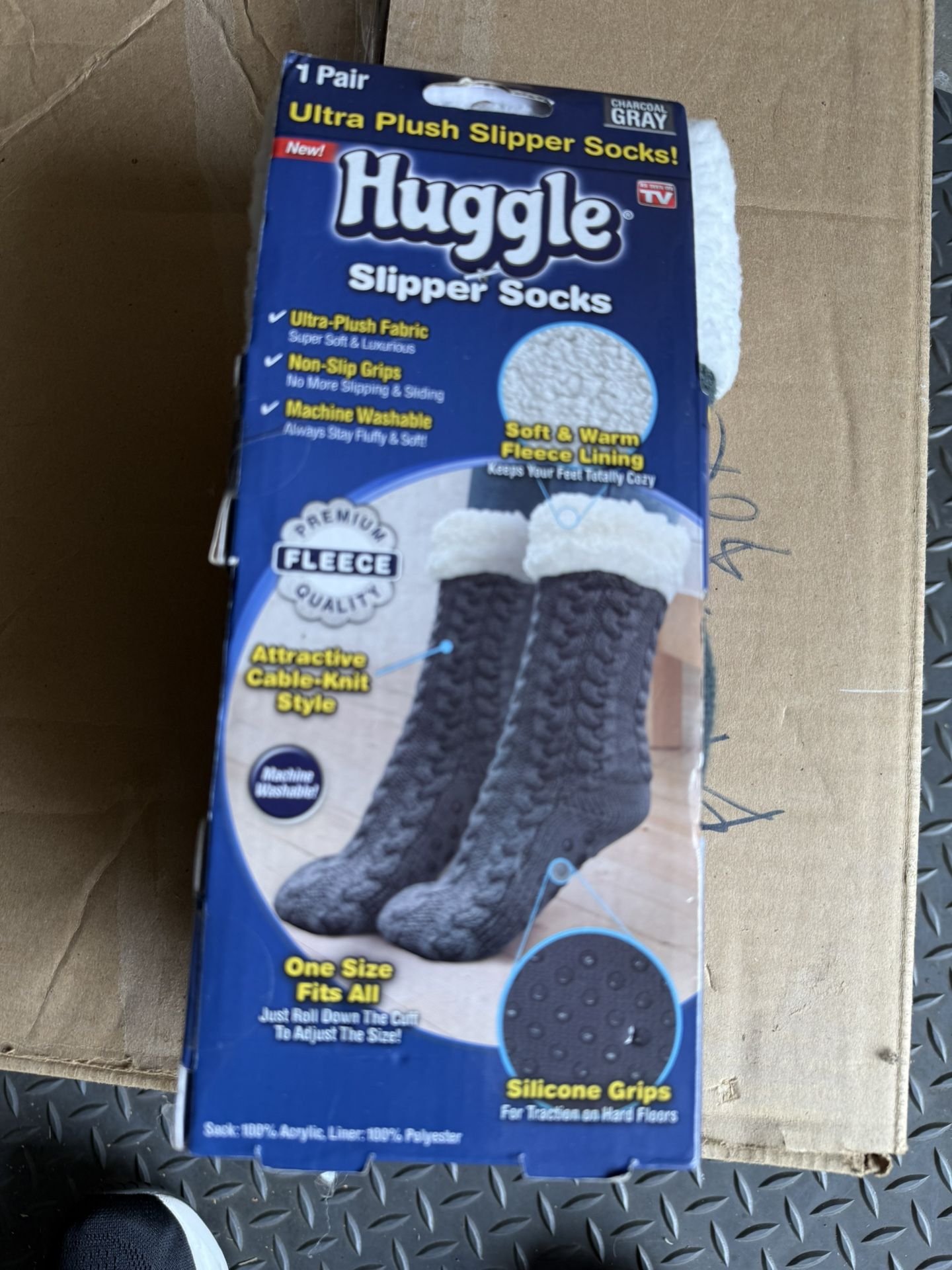 New Huggle Slipper Socks