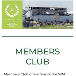 Members Club - Waste Management Open Saturday 
