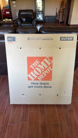 Home Depot Large TV Box