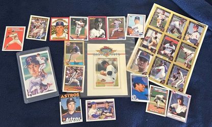 Nolan Ryan Vintage Baseball Card & Collectible Lot – Legends Sheet, Stadium Club