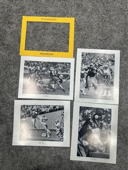 1976 /1982 Cleveland Browns At Steelers Turnpike Rivalry ACTION PRINTS 17” x 14”