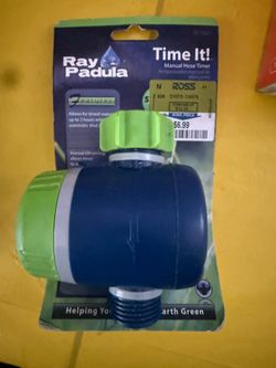 Manual hose timer