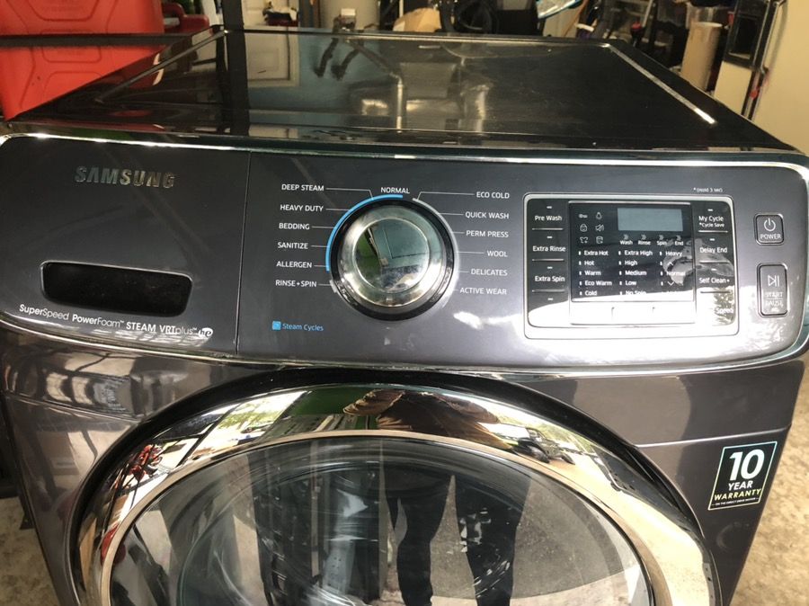 Samsung super speed super foam steam vrt plus he washing machine exc