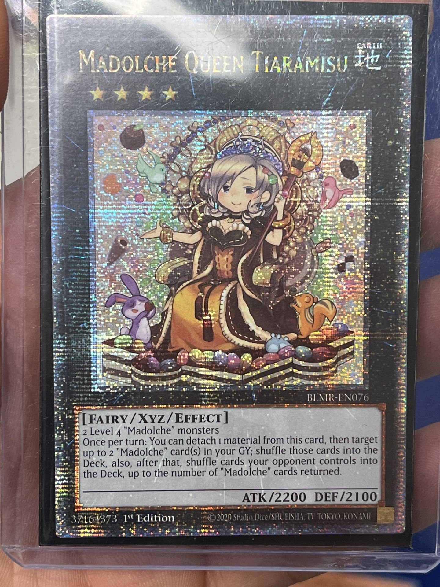 Yugioh Tcg Quarter Century Rare Madolche Queen Tiramisu