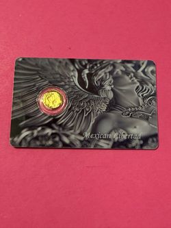 1/1000 Ounce Gold Mexican Libertad Tribute 
