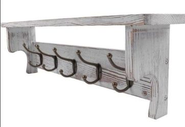 COAT RACKS WALL MOUNT WITH SHELF
