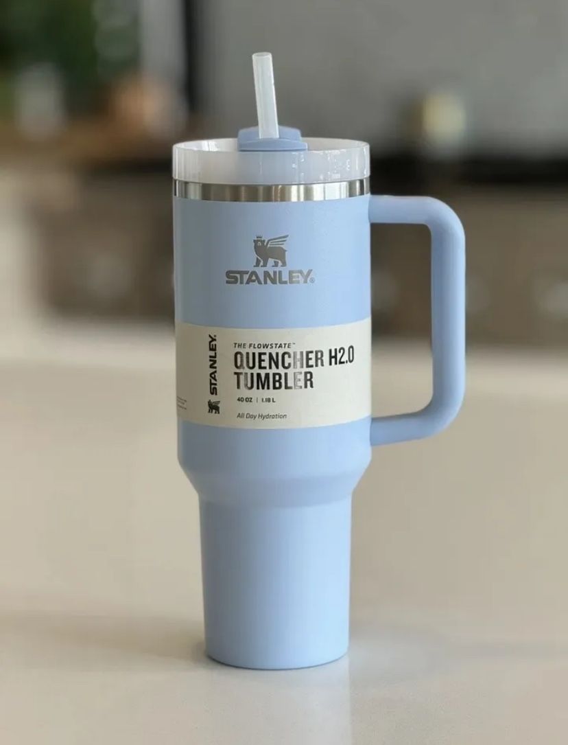 Heather Light Blue Clean Slate Stanley Cup Exclusive Tumbler 40oz