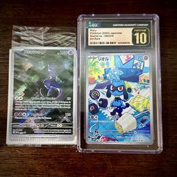 Mewtwo 151 Promo Sealed + Riolu CGC Pristine 10