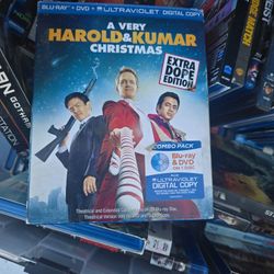 Harold & Kumar Chritmas Blu-ray +dvd Digital Copy