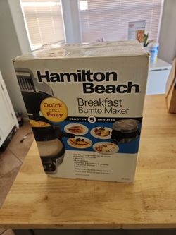 Hamilton Beach breakfast burrito maker
